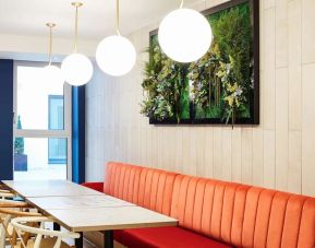 Dining area at Adagio Aparthotel Edinburgh Royal Mile.
