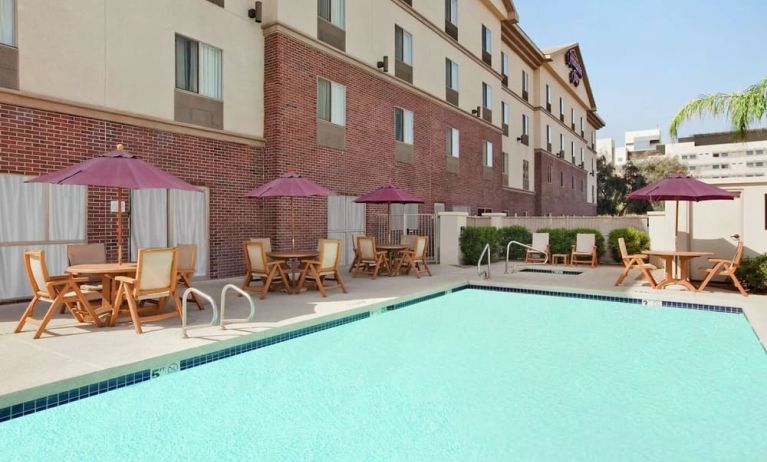 Refreshing outdoor pool at Hampton Inn Phoenix-Midtown-Downtown Area.