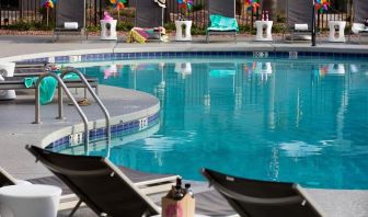 Refreshing outdoor pool at Moxy Phoenix Tempe/ASU Area.