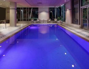 Refreshing indoor pool at Hilton Boston Logan Airport.