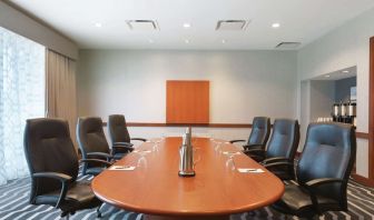 Meeting room at Hilton Boston Logan Airport.