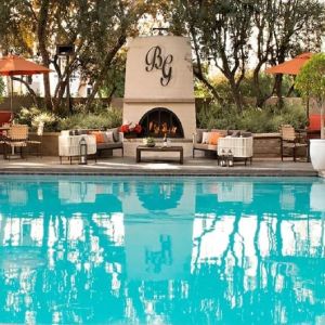 Refreshing outdoor pool at The Garland.
