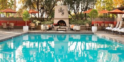 Refreshing outdoor pool at The Garland.
