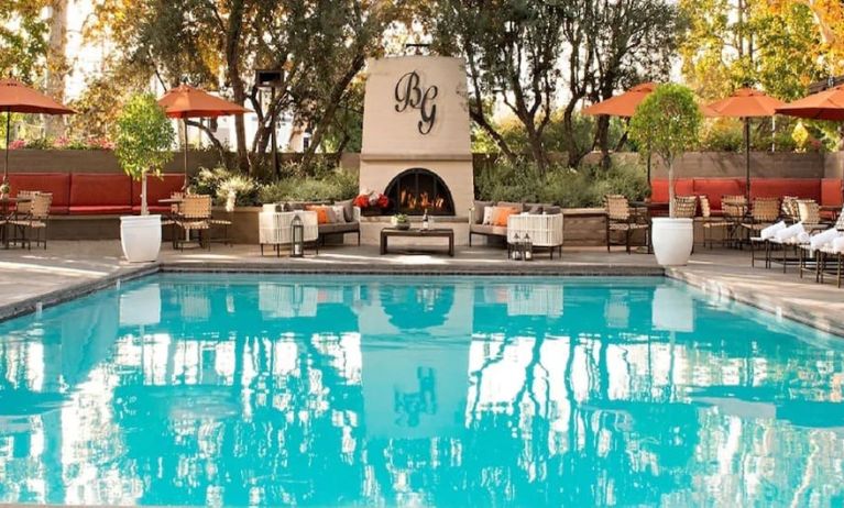 Refreshing outdoor pool at The Garland.
