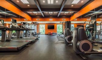 Fitness facility available at The Garland.