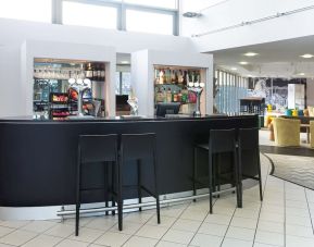 Hotel bar and lounge area at Ibis Styles Haydock.