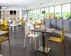 Hotel restaurant at Ibis Styles Haydock.