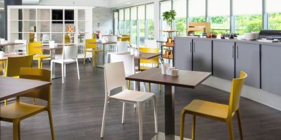 Hotel restaurant at Ibis Styles Haydock.