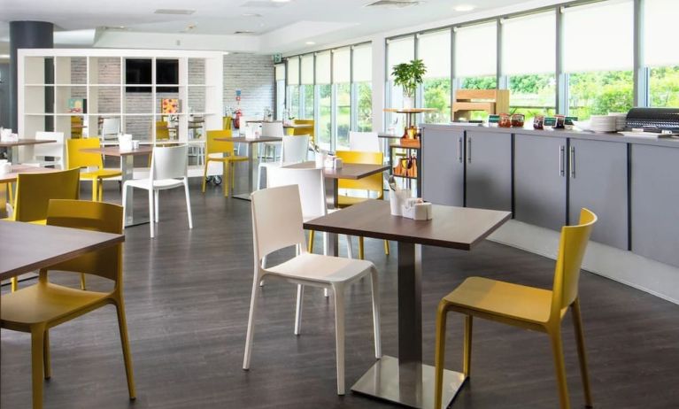 Hotel restaurant at Ibis Styles Haydock.