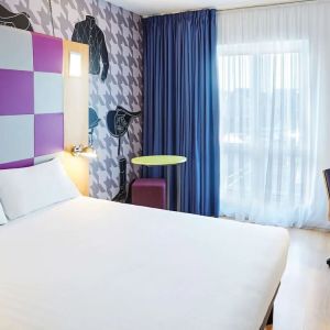 Bright and spacious day use room with workspace at Ibis Styles Haydock.