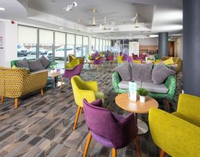 Comfortable lobby sitting at Ibis Styles Haydock.