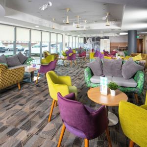 Comfortable lobby sitting at Ibis Styles Haydock.