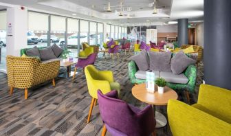 Comfortable lobby sitting at Ibis Styles Haydock.