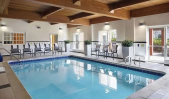 Refreshing indoor pool at Fairfield Inn By Marriott Denver Airport.