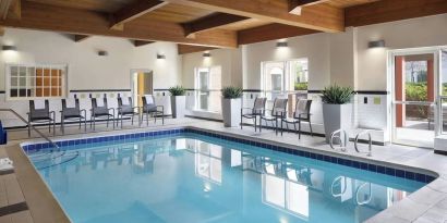 Refreshing indoor pool at Fairfield Inn By Marriott Denver Airport.