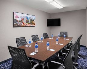 Meeting room at Fairfield Inn By Marriott Denver Airport.