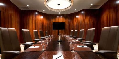 Meeting room at Hyatt Regency Dallas.