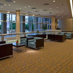 Lounge area perfect for coworking at Hyatt Regency Dallas.