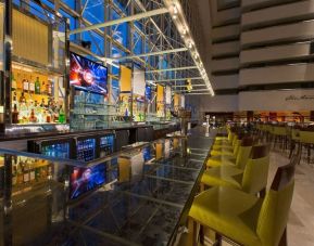 Hotel bar at Hyatt Regency Dallas.