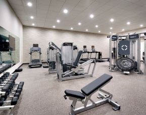 Fitness facility at Courtyard By Marriott Charlotte Airport/Billy Graham Parkway.