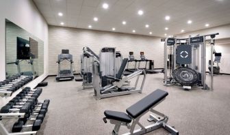 Fitness facility at Courtyard By Marriott Charlotte Airport/Billy Graham Parkway.