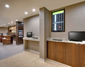 Business center available at Courtyard By Marriott Charlotte Airport/Billy Graham Parkway.