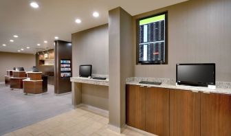 Business center available at Courtyard By Marriott Charlotte Airport/Billy Graham Parkway.