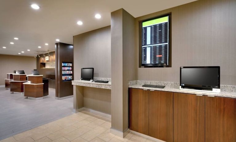 Business center available at Courtyard By Marriott Charlotte Airport/Billy Graham Parkway.