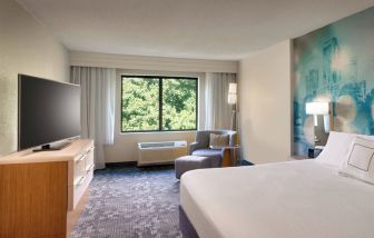 Day use room with natural light at Courtyard By Marriott Charlotte Airport/Billy Graham Parkway.