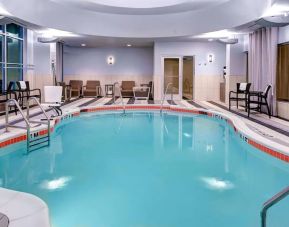 Refreshing indoor pool at Hampton Inn & Suites Atlanta Perimeter Dunwoody.