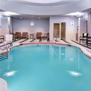 Refreshing indoor pool at Hampton Inn & Suites Atlanta Perimeter Dunwoody.