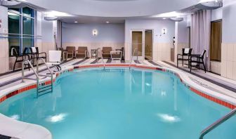 Refreshing indoor pool at Hampton Inn & Suites Atlanta Perimeter Dunwoody.