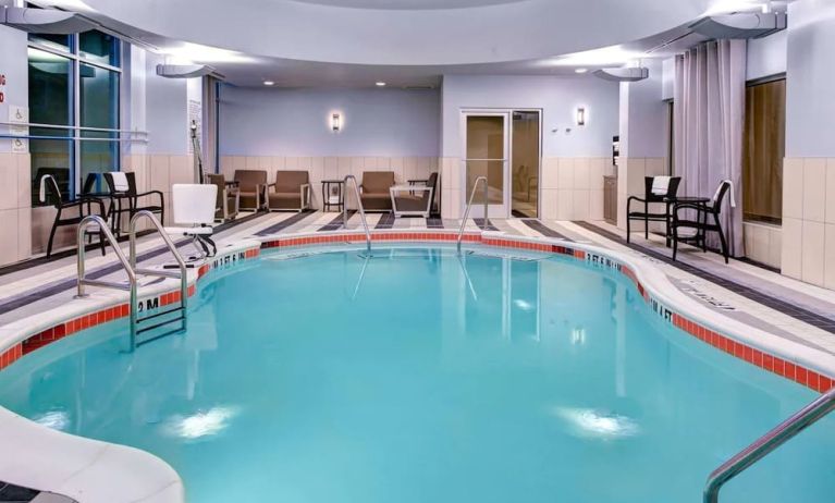 Refreshing indoor pool at Hampton Inn & Suites Atlanta Perimeter Dunwoody.