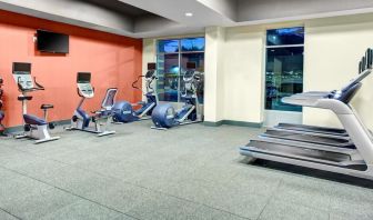 Fitness center at Hampton Inn & Suites Atlanta Perimeter Dunwoody.