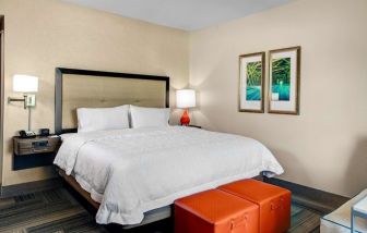 Day use room at Hampton Inn & Suites Atlanta Perimeter Dunwoody.