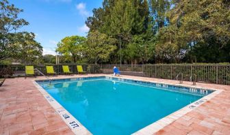 Outdoor pool at Extended Stay America.