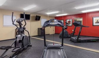 Fitness center at Extended Stay America.