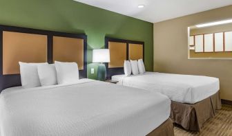 Queen beds at Extended Stay America.