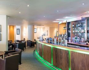 Hotel bar at Best Western London Heathrow Ariel Hotel.