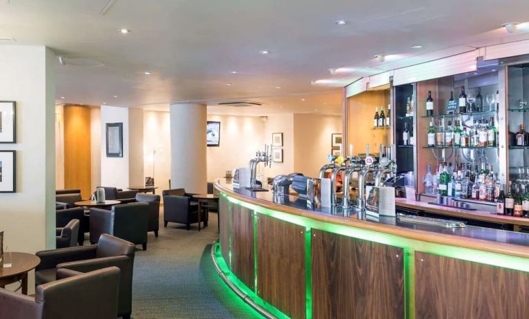 Hotel bar at Best Western London Heathrow Ariel Hotel.