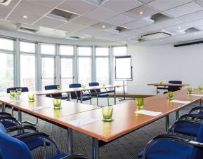 Professional meeting room at Best Western London Heathrow Ariel Hotel.