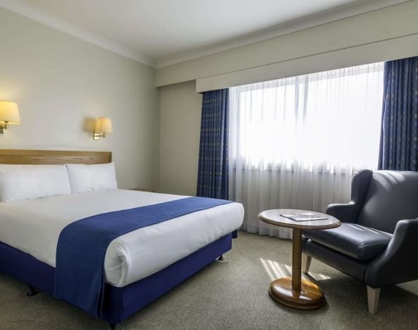 Bright and spacious day use room at Best Western London Heathrow Ariel Hotel.