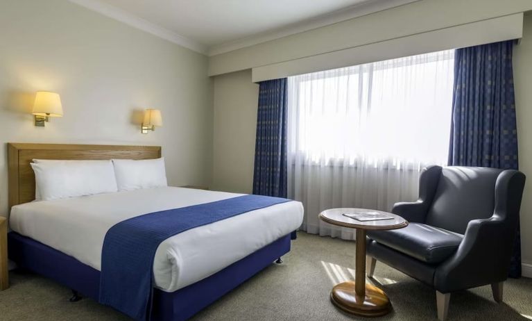 Bright and spacious day use room at Best Western London Heathrow Ariel Hotel.