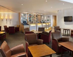 Bar lounge area at Best Western London Heathrow Ariel Hotel.