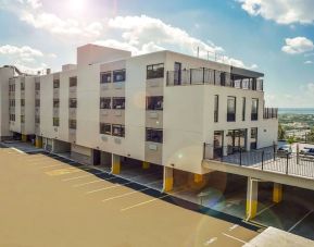 Exterior view and parking area at Wyndham Garden North Bergen Near Secaucus.