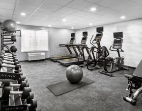 Fitness center at Fairfield Inn & Suites By Marriott Jacksonville.