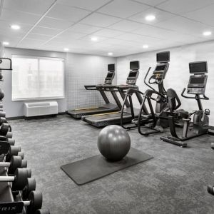 Fitness center at Fairfield Inn & Suites By Marriott Jacksonville.