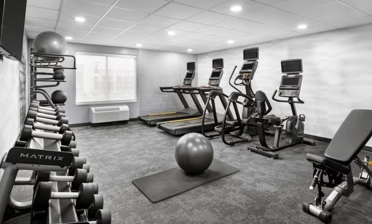 Fitness center at Fairfield Inn & Suites By Marriott Jacksonville.