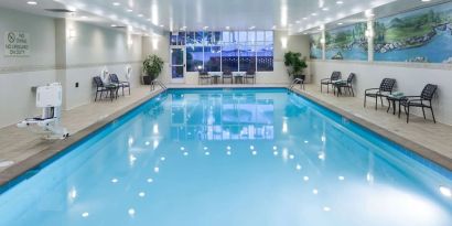 Refreshing indoor pool at Hilton Garden Inn Nashville Vanderbilt.