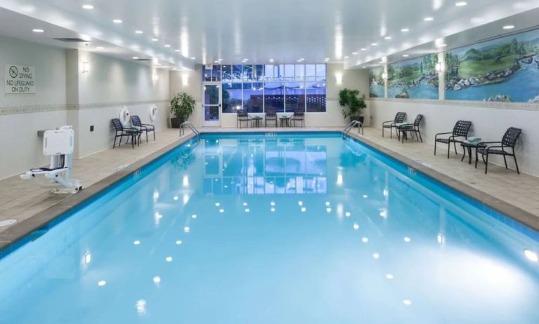 Refreshing indoor pool at Hilton Garden Inn Nashville Vanderbilt.